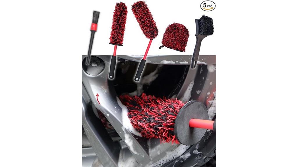 microfiber wheel cleaning kit