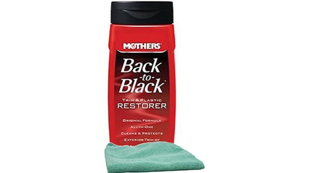 mother s black trim restorer