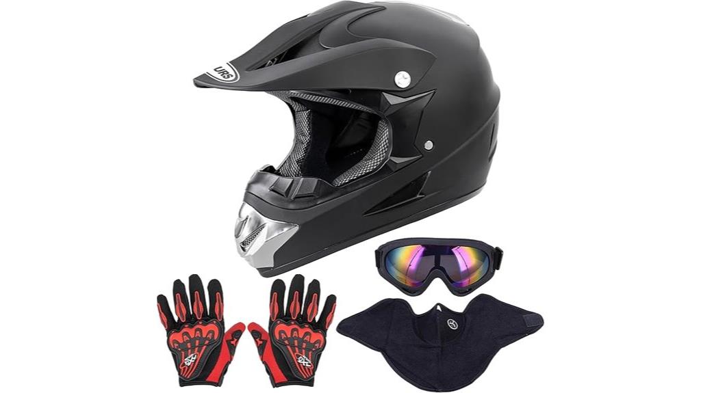 motocross helmet with gear