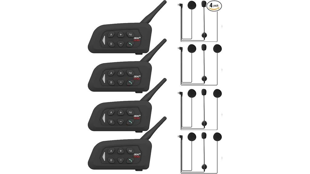motorcycle bluetooth intercom pack