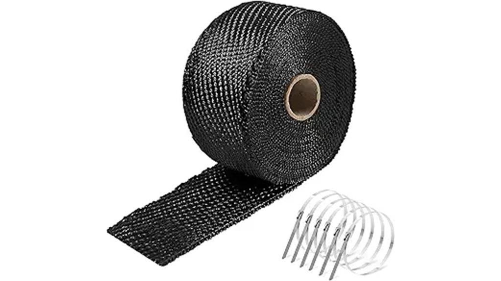 motorcycle exhaust heat wrap