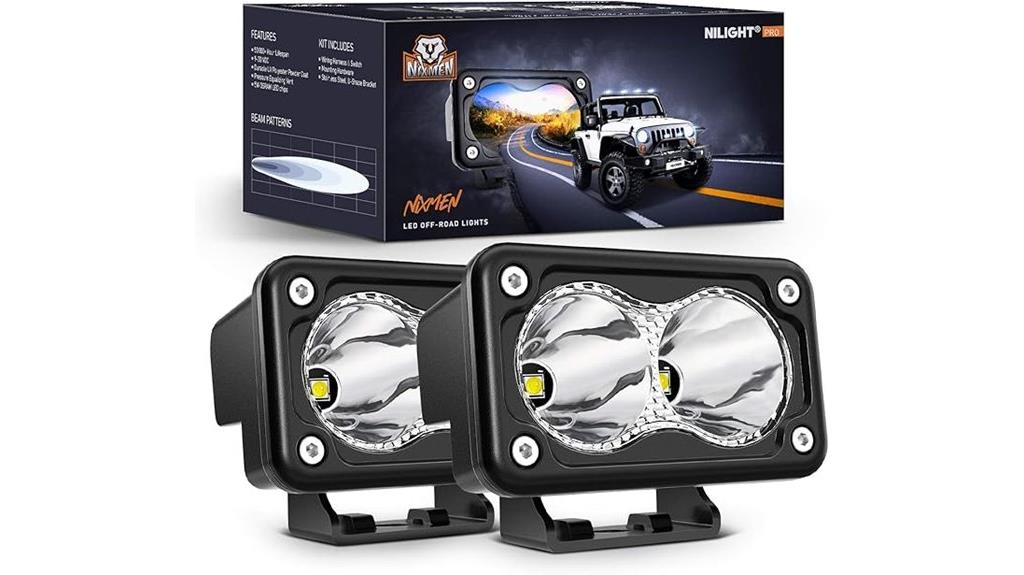 motorcycle led light pods
