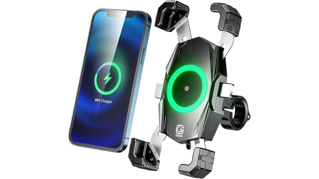 motorcycle phone mount charger