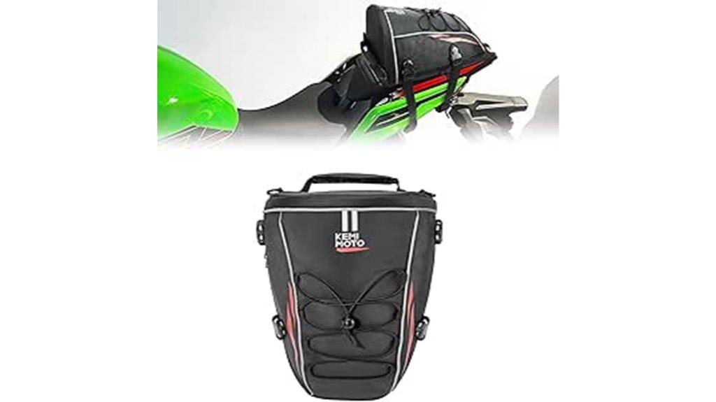 motorcycle tail bag waterproof