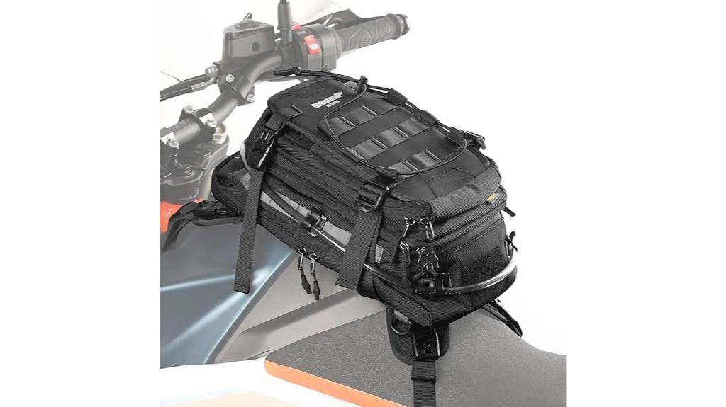 motorcycle tank bag backpack