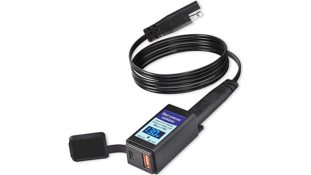 motorcycle usb c charger