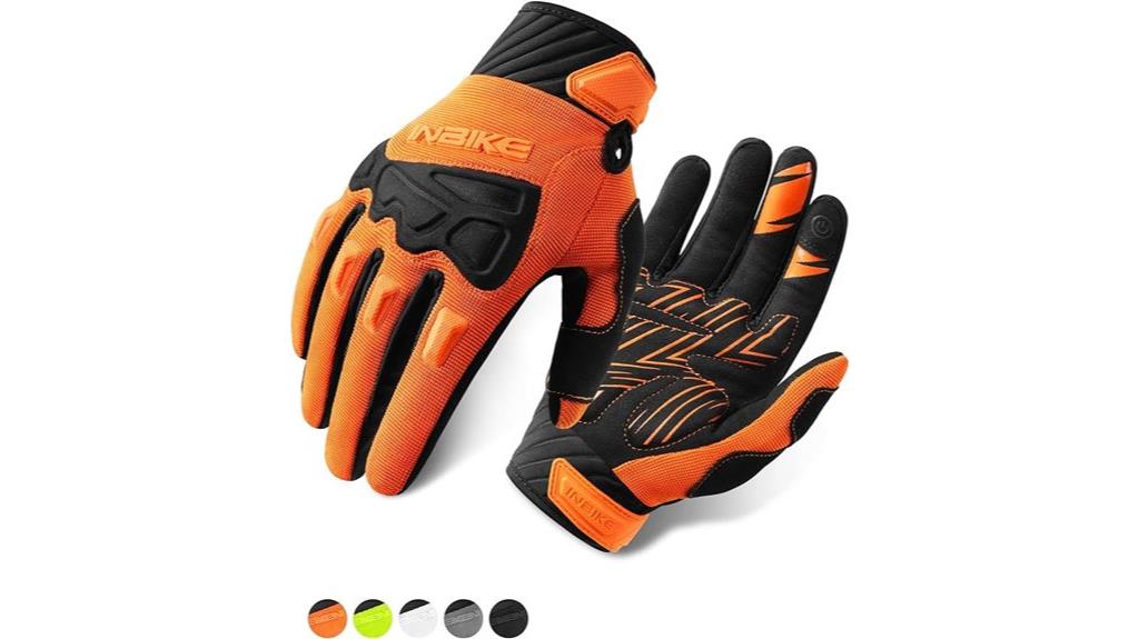 mountain bike gloves with knuckle protection