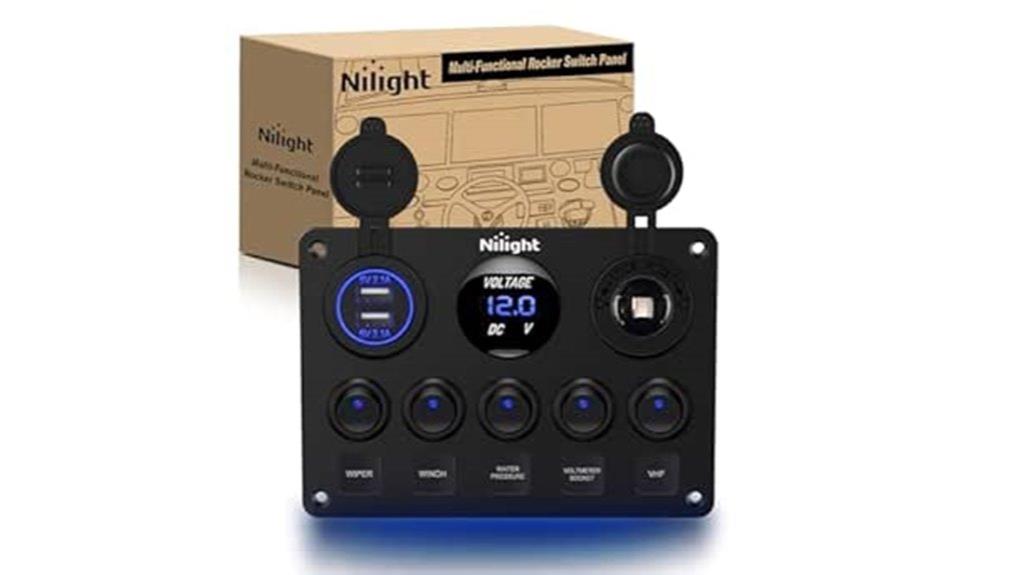 multi function switch panel