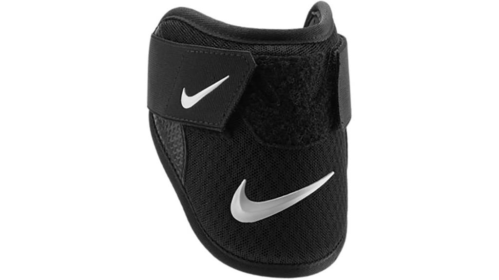 nike youth black white elbow guard