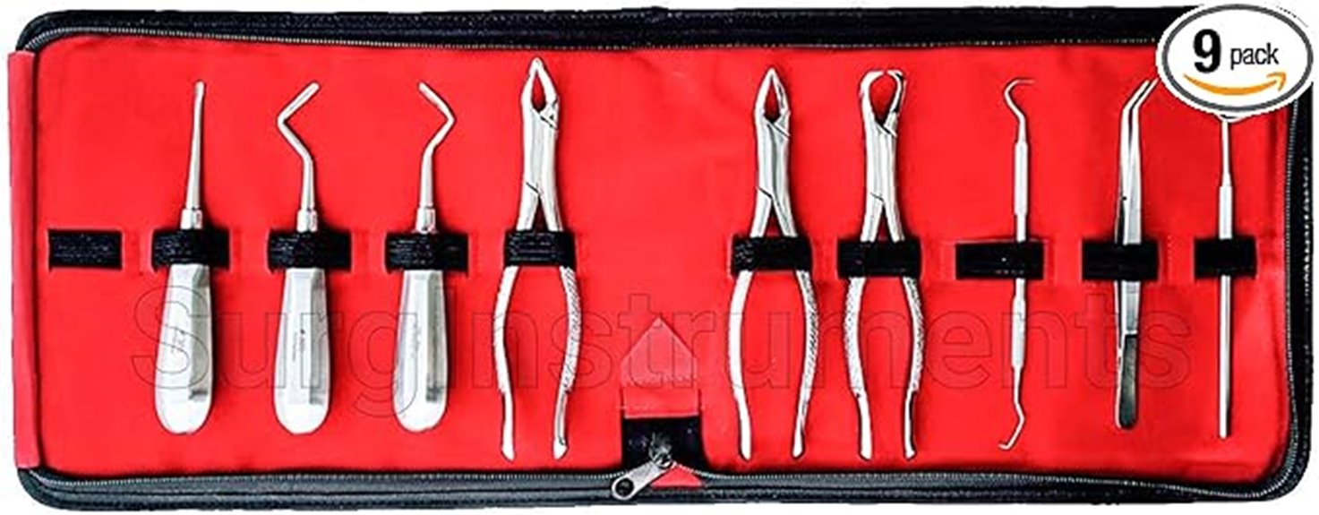 nine piece surgical kit