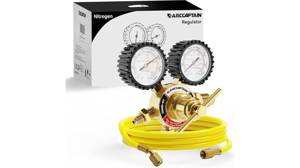 nitrogen regulator with hose