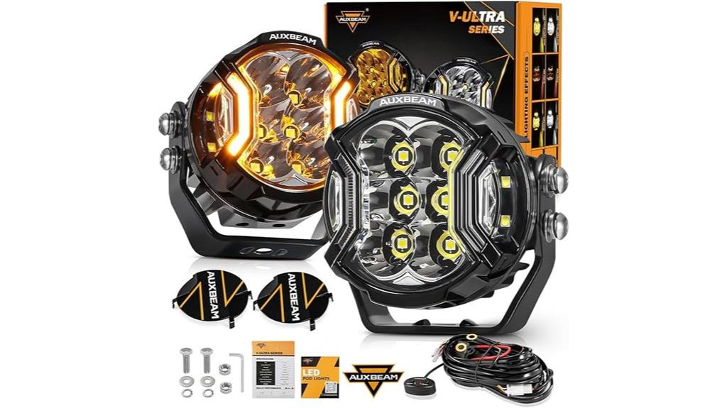 offroad round driving lights