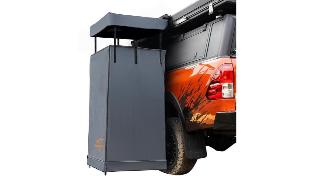 outdoor camping shower shelter