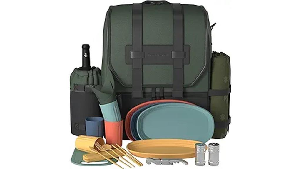 outdoor picnic backpack set