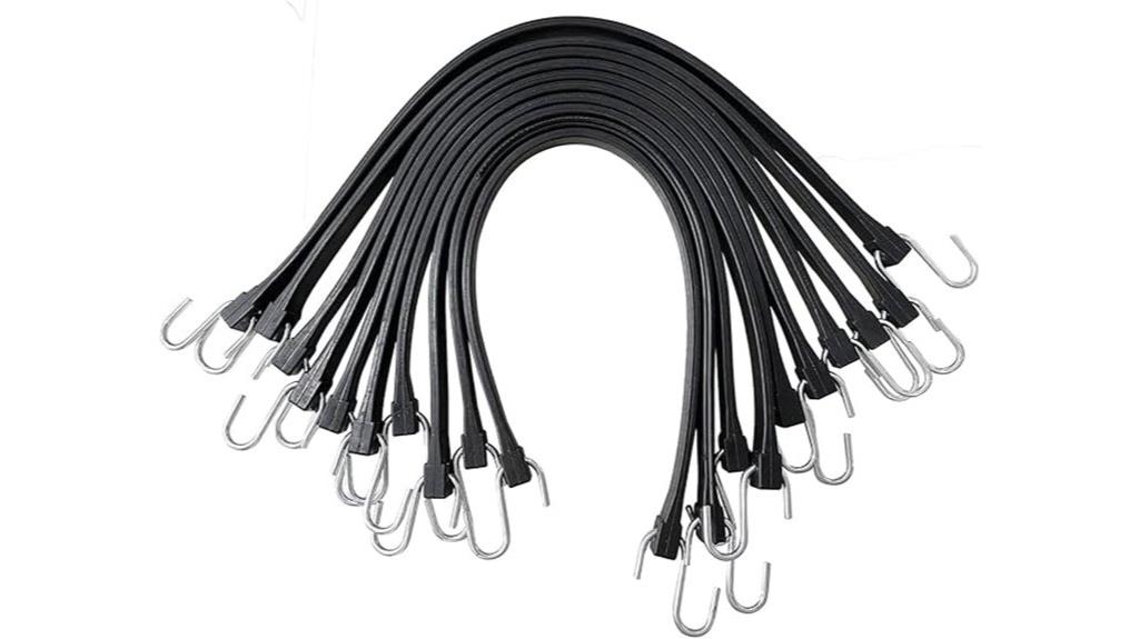 pack of 10 rubber tarp straps