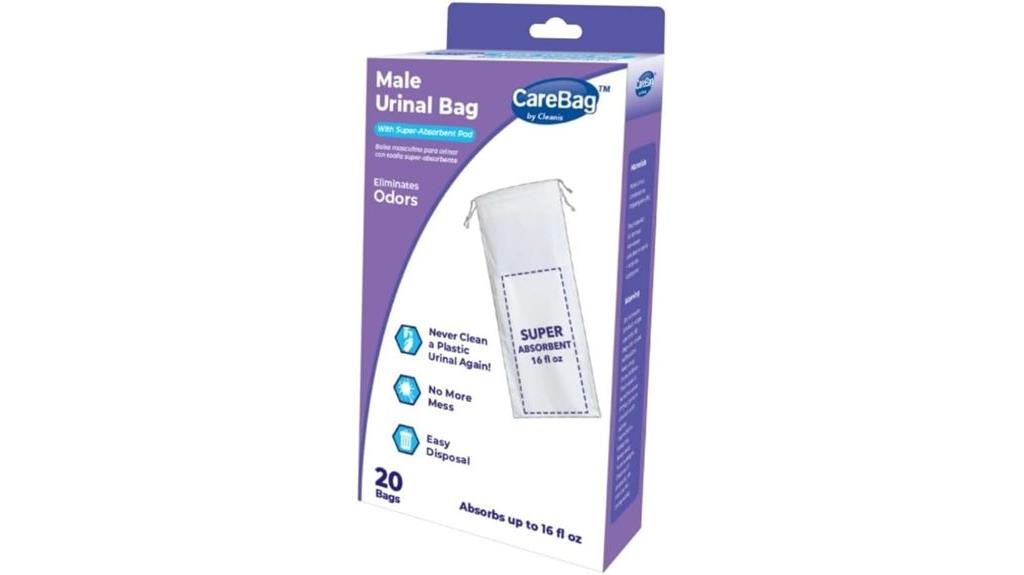 pack of twenty urinal bags