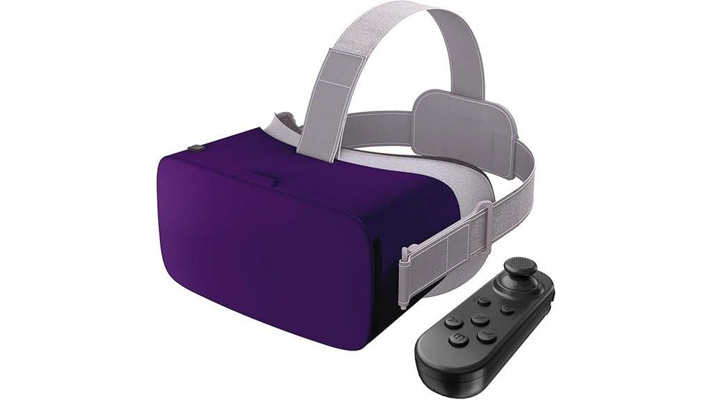 phone vr headset with controller