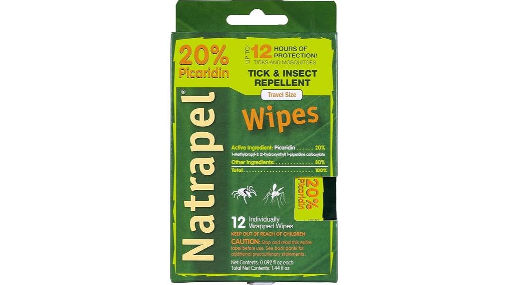 picaridin insect repellent wipes