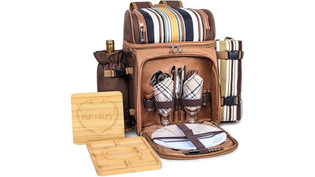 picnic backpack for two