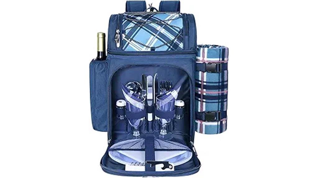 picnic backpack for two