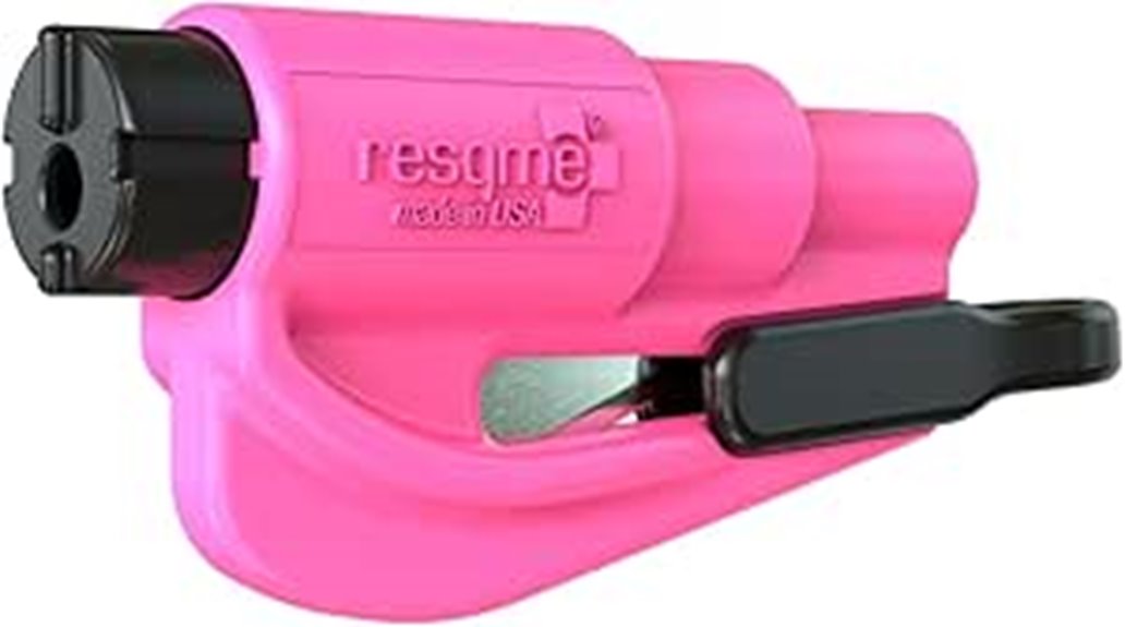 pink emergency car escape tool