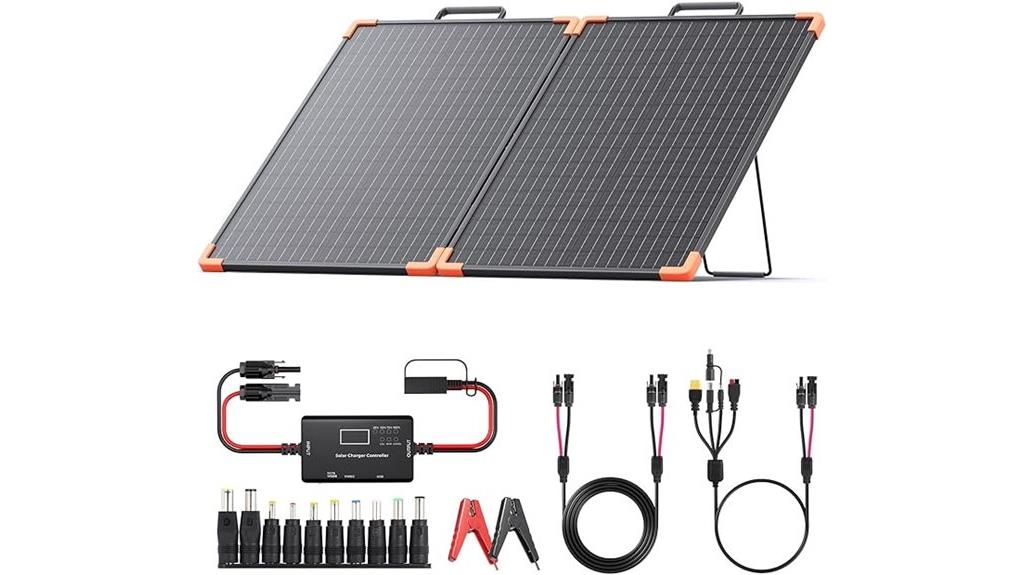 portable 100w solar panel