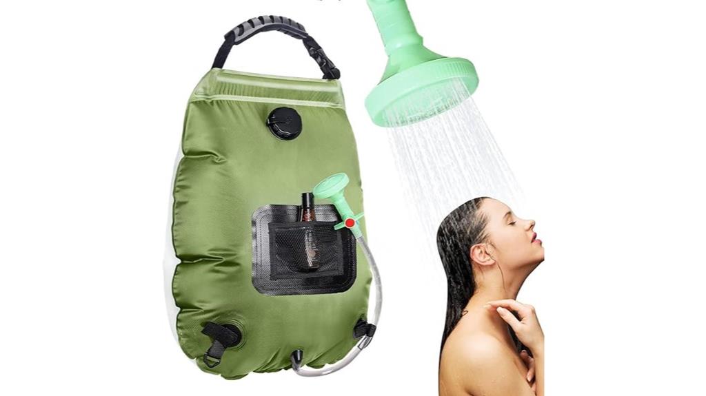portable 20l solar shower