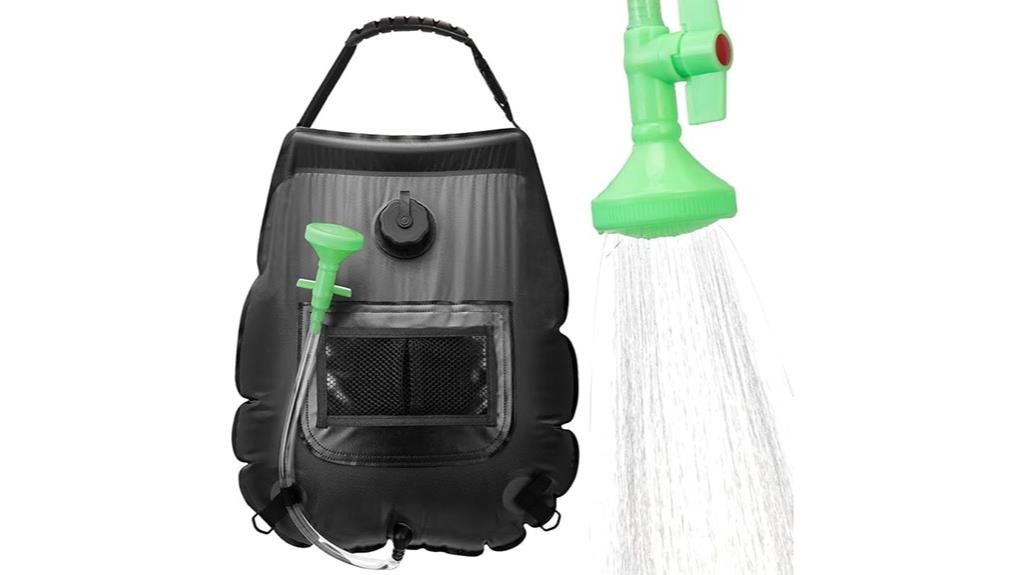 portable 20l solar shower