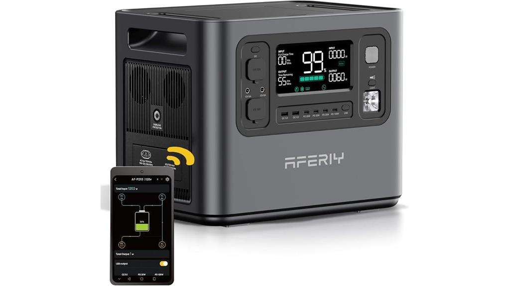 portable 2400w lifepo4 power