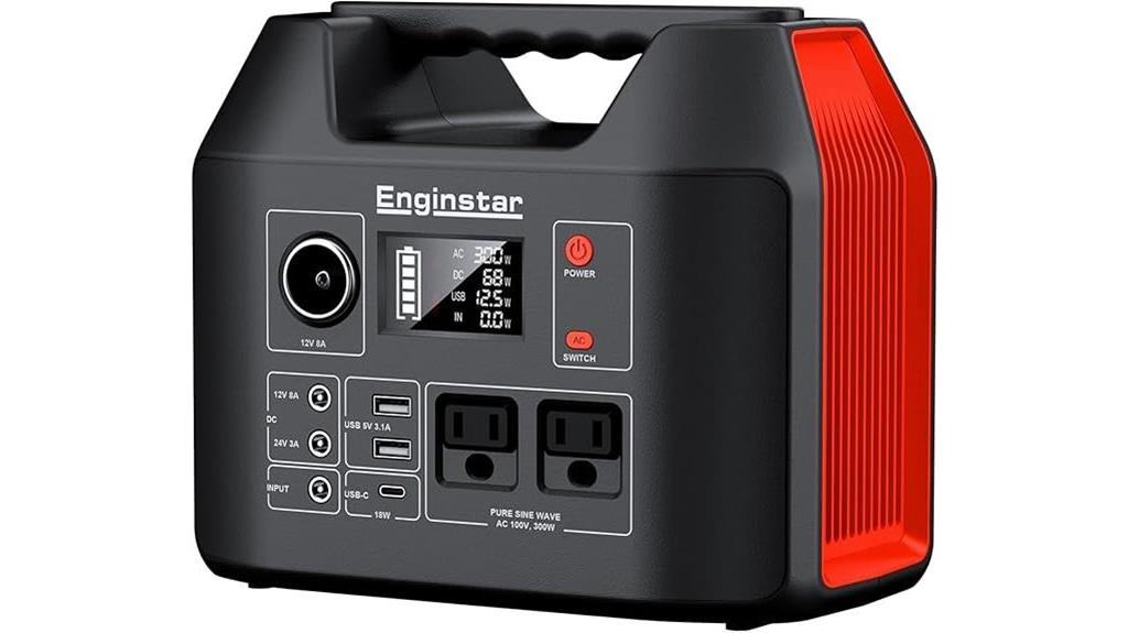 portable 300w battery power