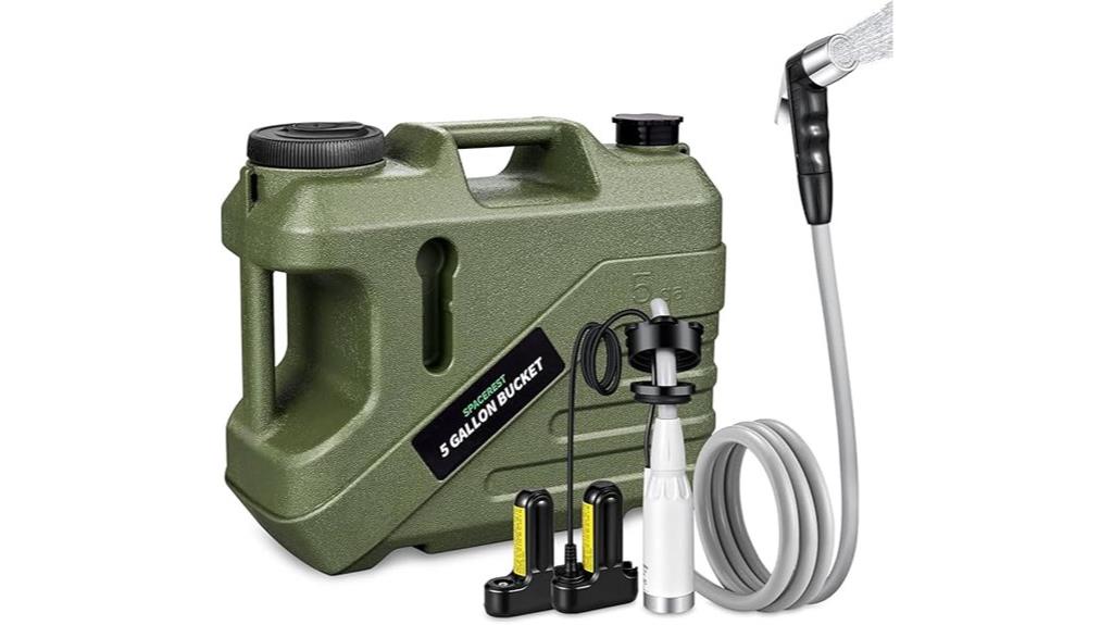 portable 5 gallon shower