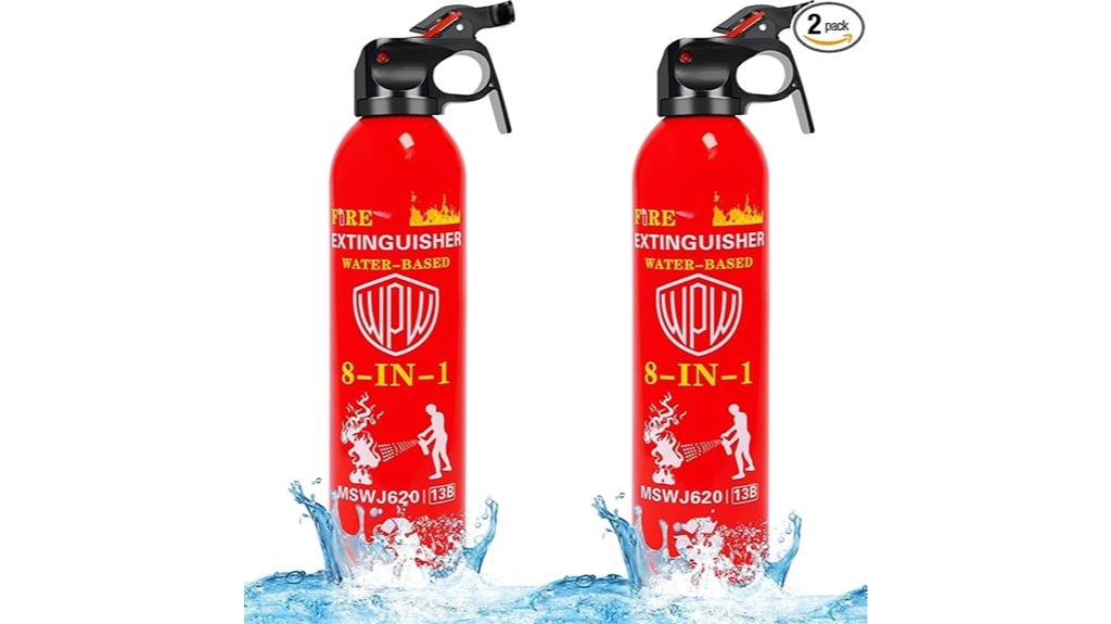 portable 8 in 1 fire extinguisher
