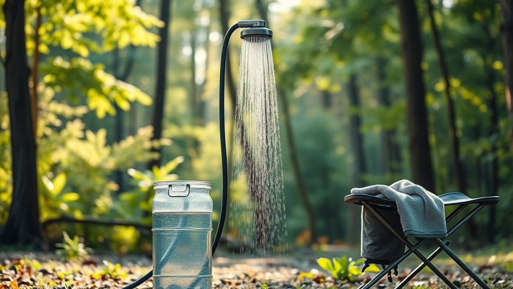 portable camping shower considerations