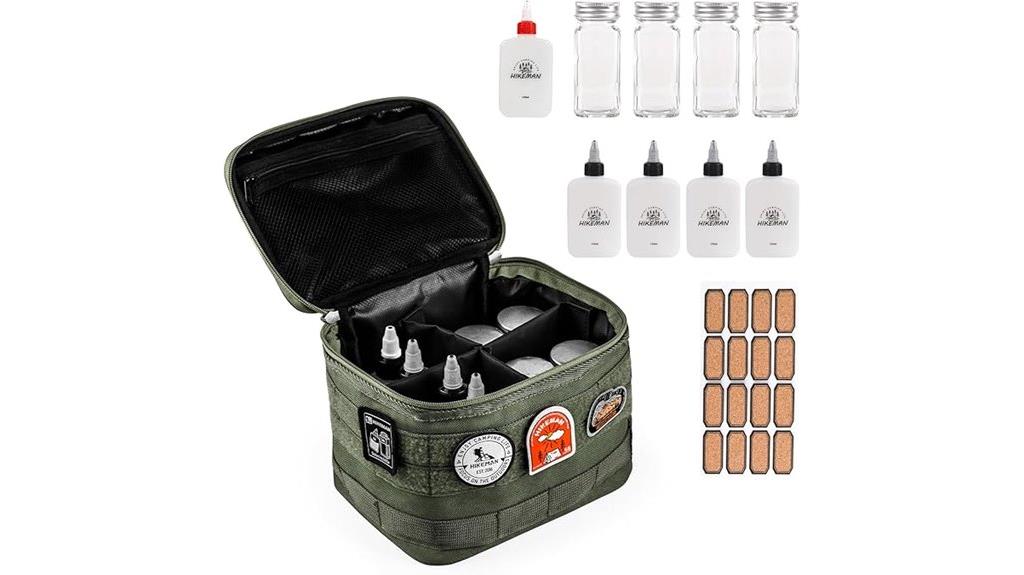 portable camping spice set