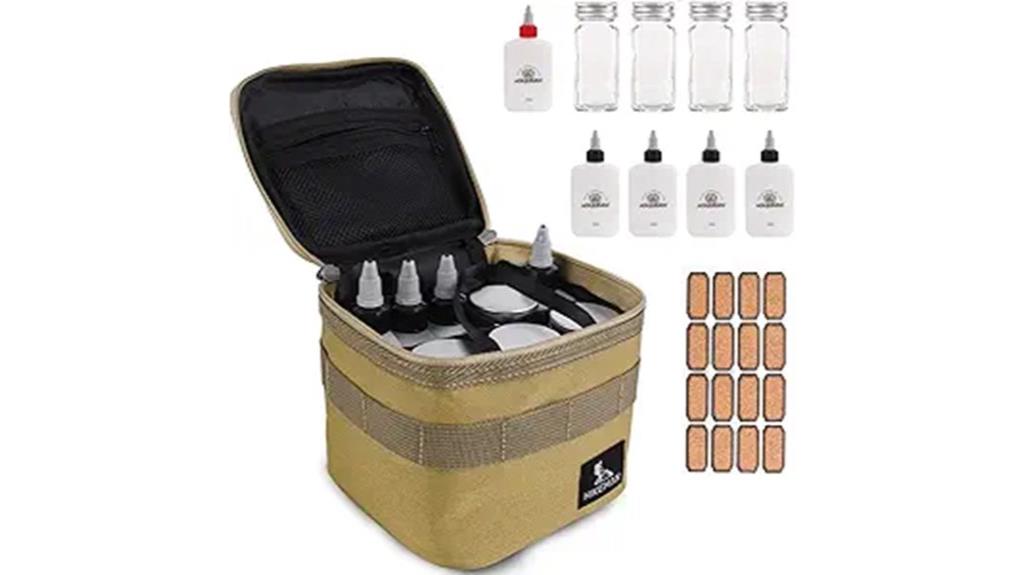 portable camping spice set