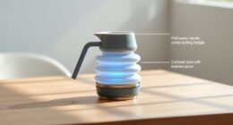portable collapsible travel friendly kettles