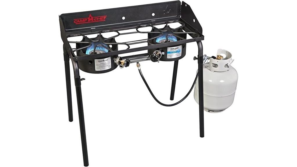 portable dual burner stove