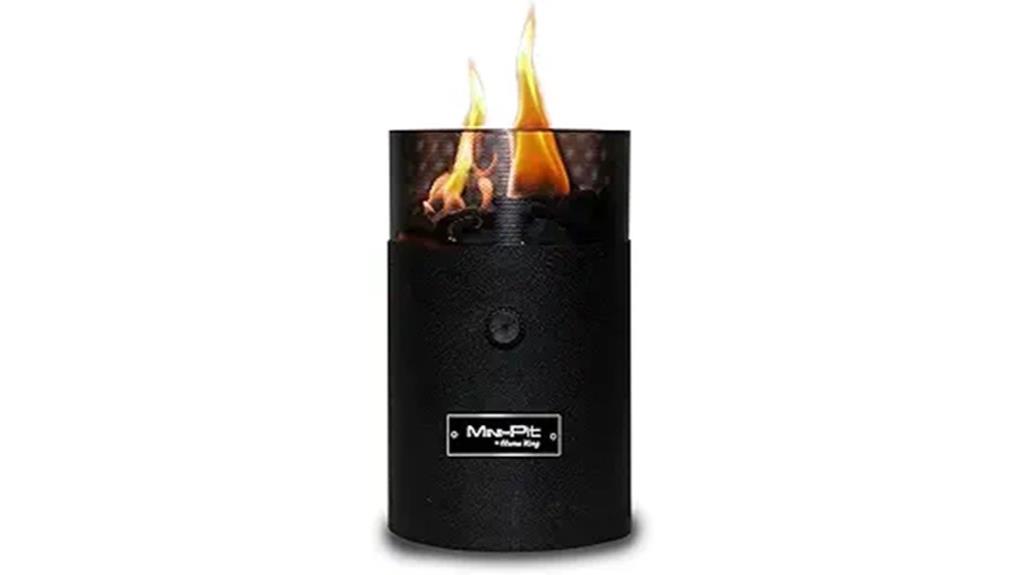 portable dual fuel tabletop fire pit