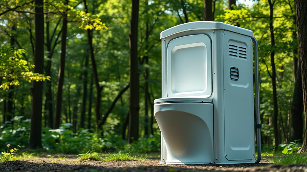 portable durable camping toilet