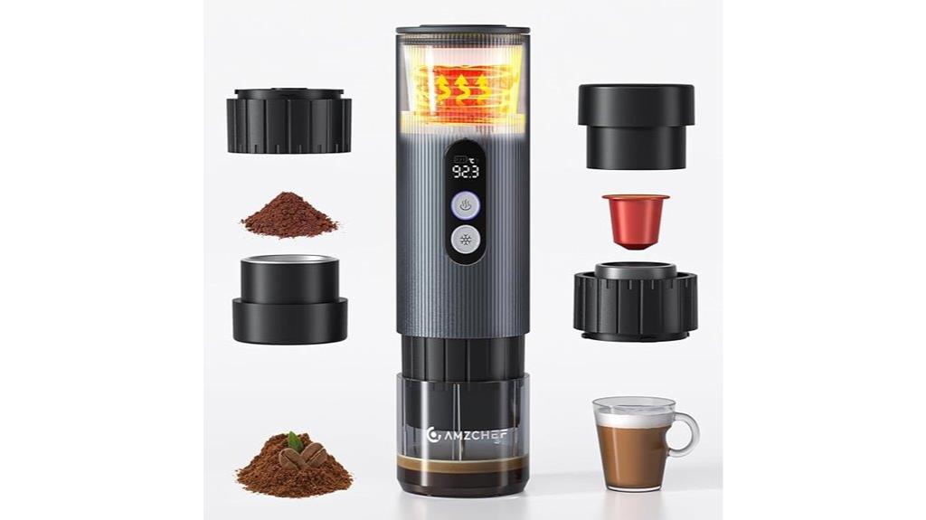 portable espresso maker battery