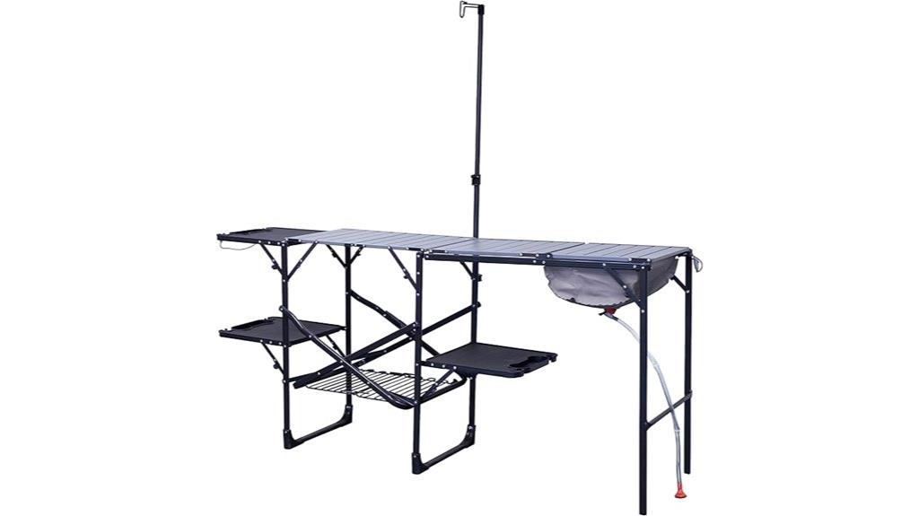 portable folding camping kitchen
