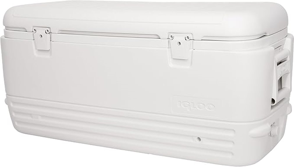 portable insulated ice cooler