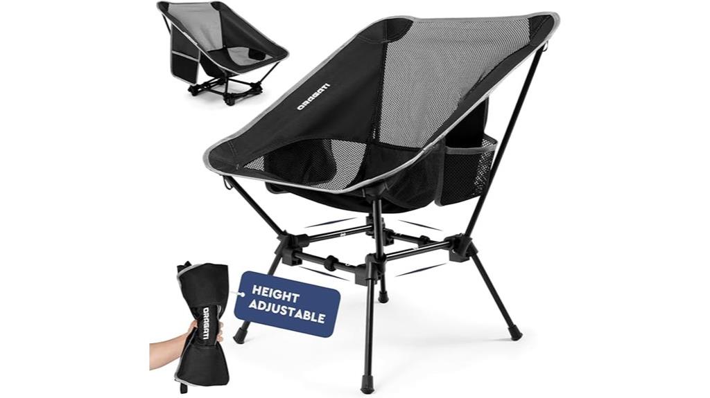 portable lightweight folding chair