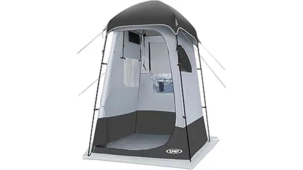 portable outdoor shower shelter