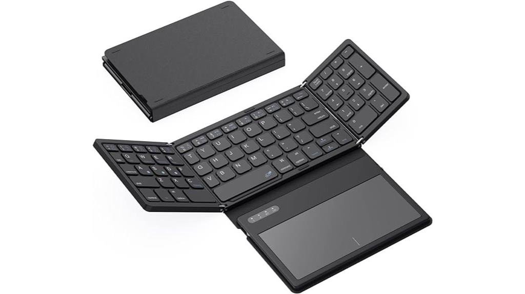 portable touchpad numeric keyboard