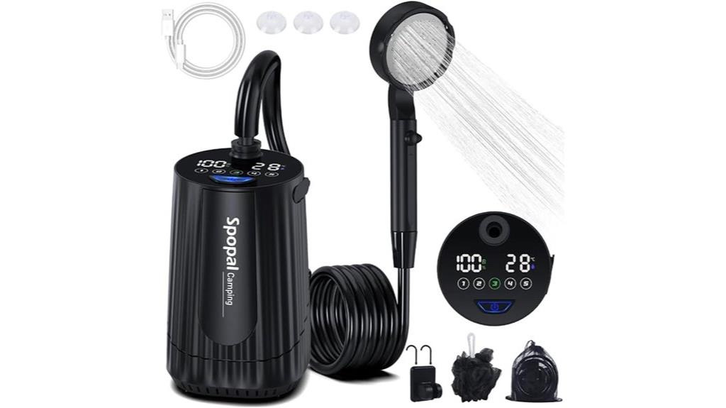 portable waterproof shower