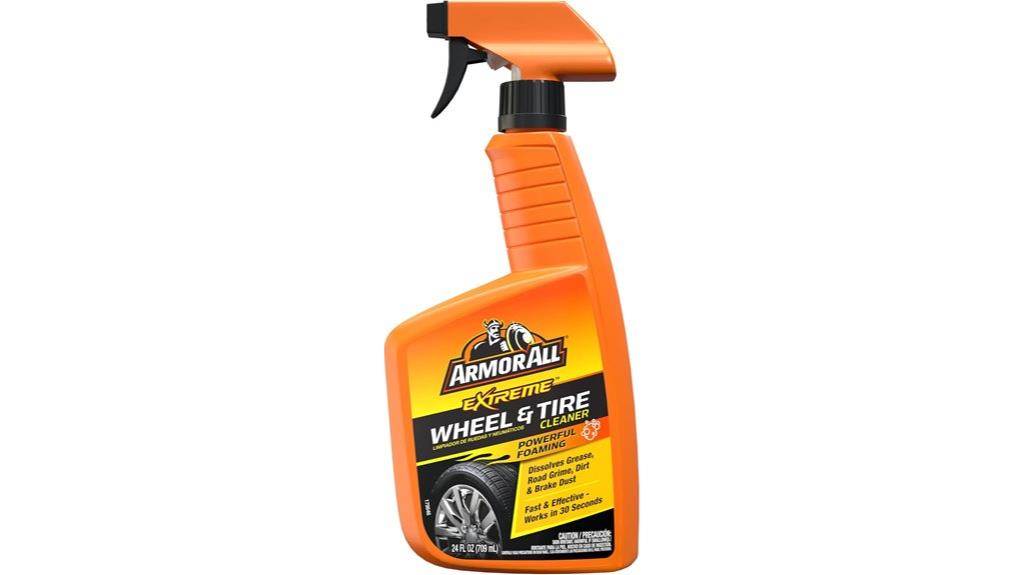 powerful wheel and tire cleaner