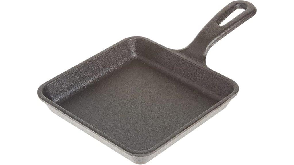 pre seasoned 5 5 inch skillet