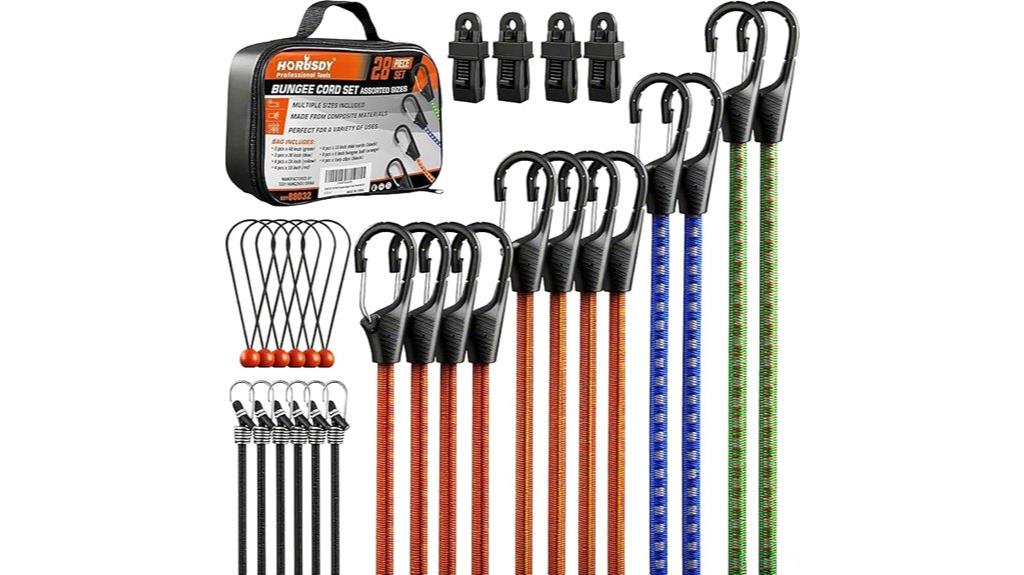 premium 28 piece bungee set