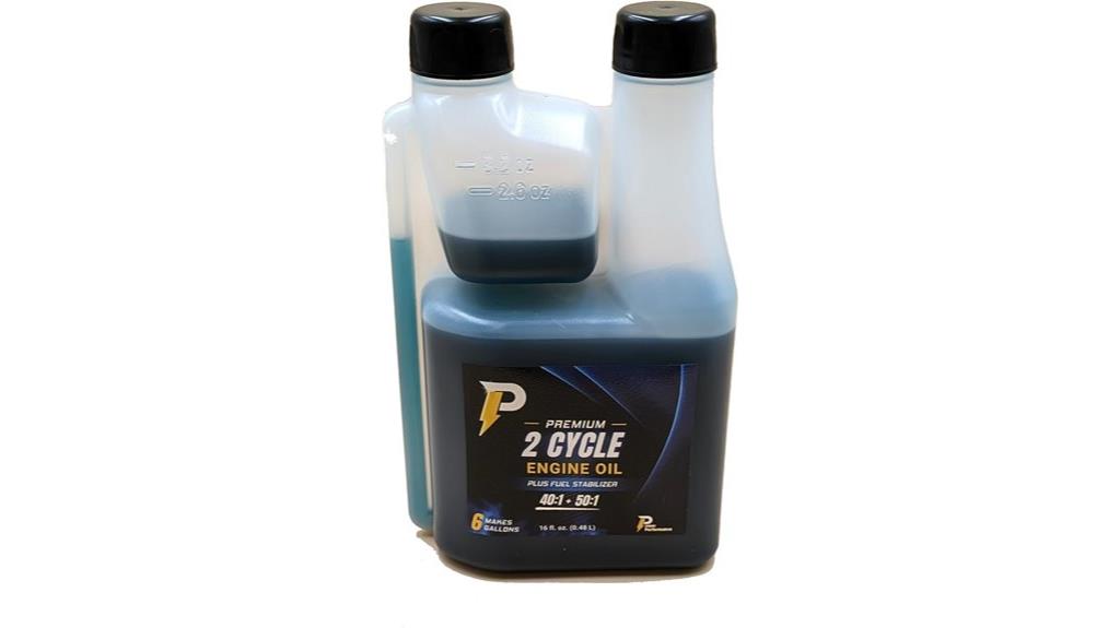 premium 2 cycle oil bottle
